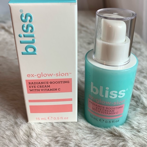 BLISS EX-GLOW-SION RADIANCE BOOST EYE CREAM SERUM - Picture 1 of 7